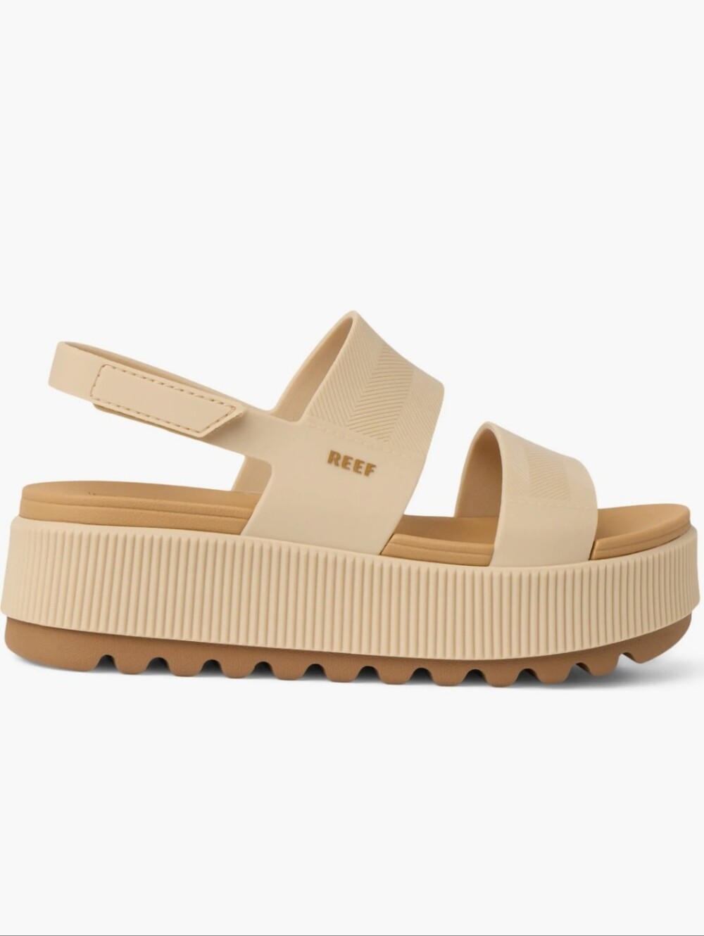 Reef Water Vista Platform Women’s Cream  Sandal Size 10 New With Out Tag No Box